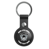 Oakland Raiders 1963 Historic Collection Personalized Insignia Black Airtag Holder