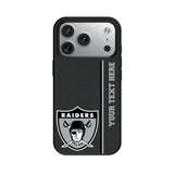 Oakland Raiders 1963 Historic Collection Personalized Sidebard MagSafe Compatible Phone Case for Apple iPhone