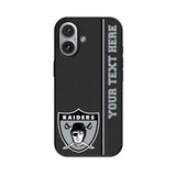 Oakland Raiders 1963 Historic Collection Personalized Sidebard MagSafe Compatible Phone Case for Apple iPhone