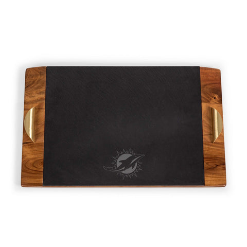 Miami Dolphins - Covina Acacia and Slate Serving Tray