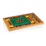 Washington Commanders Football Field - Icon Glass Top Cutting Board & Knife Set