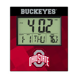 Ohio State University Buckeyes Color Block Wall Clock