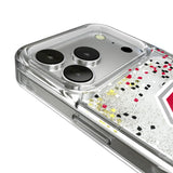 Ohio State University Buckeyes Confetti Glitter Phone Case for Apple iPhone