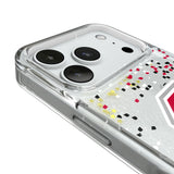 Ohio State University Buckeyes Confetti Glitter Phone Case for Apple iPhone