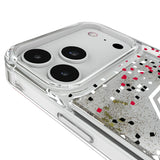Ohio State University Buckeyes Confetti Glitter Phone Case for Apple iPhone