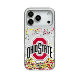 Ohio State University Buckeyes Confetti Glitter Phone Case for Apple iPhone
