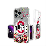 Ohio State University Buckeyes Confetti Glitter Phone Case for Apple iPhone