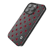 Ohio State University Buckeyes Fashion Pattern Black Bling Phone Case for Apple iPhone