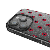 Ohio State University Buckeyes Fashion Pattern Black Bling Phone Case for Apple iPhone
