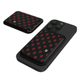 Ohio State University Buckeyes Fashion Pattern Black Magnetic Credit Card Wallet
