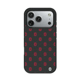 Ohio State University Buckeyes Fashion Pattern Bump Phone Case for Apple iPhone