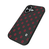 Ohio State University Buckeyes Fashion Pattern Bump Phone Case for Apple iPhone