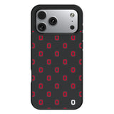 Ohio State University Buckeyes Fashion Pattern Bump Phone Case for Apple iPhone