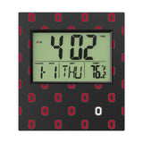 Ohio State University Buckeyes Fashion Pattern Wall Clock