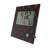 Ohio State University Buckeyes Fashion Pattern Wall Clock