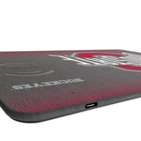 Ohio State University Buckeyes Linen 15-Watt Wireless Charger and Mouse Pad