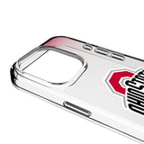 Ohio State University Buckeyes Linen Clear Phone Case for Apple iPhone