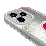 Ohio State University Buckeyes Linen Glitter Phone Case for Apple iPhone