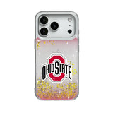 Ohio State University Buckeyes Linen Glitter Phone Case for Apple iPhone
