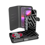 Ohio State University Buckeyes Monocolor Tilt Wallet Phone Case for Apple iPhone