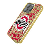 Ohio State University Buckeyes Paisley Bling Phone Case for Apple iPhone
