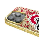 Ohio State University Buckeyes Paisley Bling Phone Case for Apple iPhone