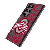 Ohio State University Buckeyes Paisley MagSafe Compatible Phone Case for Samsung Galaxy