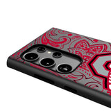 Ohio State University Buckeyes Paisley MagSafe Compatible Phone Case for Samsung Galaxy