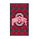 Ohio State University Buckeyes Plaid 5000mAh Flat Powerbank