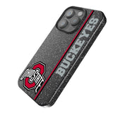 Ohio State University Buckeyes Sidebar Black Bling Phone Case for Apple iPhone