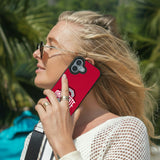 Ohio State University Buckeyes Solid Bump Phone Case for Apple iPhone