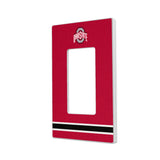 Ohio State University Buckeyes Stripe Hidden-Screw Light Switch Plate