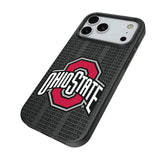 Ohio State University Buckeyes Text Backdrop MagSafe Compatible Phone Case for Apple iPhone