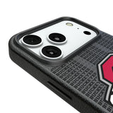Ohio State University Buckeyes Text Backdrop MagSafe Compatible Phone Case for Apple iPhone