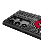 Ohio State University Buckeyes Text Backdrop MagSafe Compatible Phone Case for Samsung Galaxy