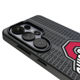 Ohio State University Buckeyes Text Backdrop MagSafe Compatible Phone Case for Samsung Galaxy