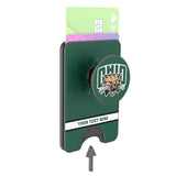 Ohio University Bobcats Personalized Endzone Solid PopSockets MagSafe-Compatible PopWallet+