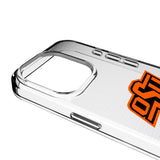 Oklahoma State University Cowboys Linen Clear Phone Case for Apple iPhone