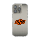 Oklahoma State University Cowboys Linen Clear Phone Case for Apple iPhone