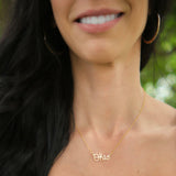 Ohio State Script Ohio 18K Gold Plated Necklace