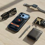 Oregon State University Beavers Personalized Endzone Solid PopSockets MagSafe-Compatible PopWallet+