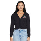 Ohio State OSU Buckeyes Waffle Knit Zip Up Hoodie