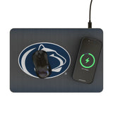 Pennsylvania State University Nittany Lions Linen 15-Watt Wireless Charger and Mouse Pad