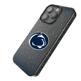 Pennsylvania State University Nittany Lions Linen Black Bling Phone Case for Apple iPhone