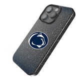 Pennsylvania State University Nittany Lions Linen Black Bling Phone Case for Apple iPhone