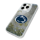 Pennsylvania State University Nittany Lions Linen Glitter Phone Case for Apple iPhone