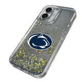 Pennsylvania State University Nittany Lions Linen Glitter Phone Case for Apple iPhone