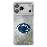 Pennsylvania State University Nittany Lions Linen Glitter Phone Case for Apple iPhone