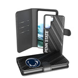 Pennsylvania State University Nittany Lions Monocolor Tilt Wallet Phone Case for Apple iPhone