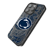 Pennsylvania State University Nittany Lions Paisley Black Bling Phone Case for Apple iPhone